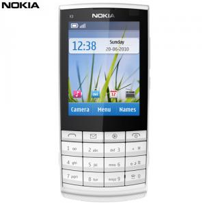 Telefon mobil Nokia X3-02 Touch and Type White-Silver