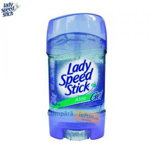 Deodorant gel Lady Speed Stick Aloe 2buc x 65 gr