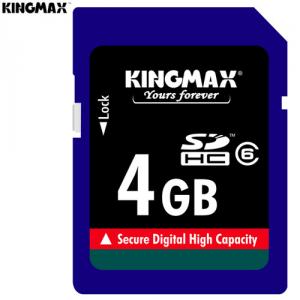 Card SDHC Kingmax 4 GB
