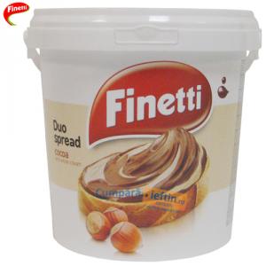 Crema de ciocolata cu alune Finetti Duo 1 kg