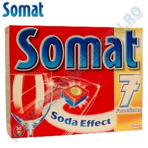 Detergent masina spalat vase Somat Soda 7 Functions 30 tab
