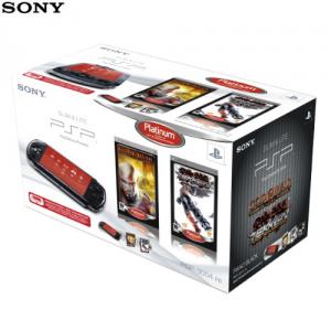 Consola Sony PlayStation Portable Black + Tekken Dark Ressurection + God of War Chains of Olympus