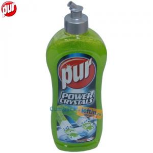 Detergent gel pentru vase Pur Power Crystals Green 650 ml