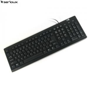 Tastatura Serioux SRXK-9400B PS/2 Black
