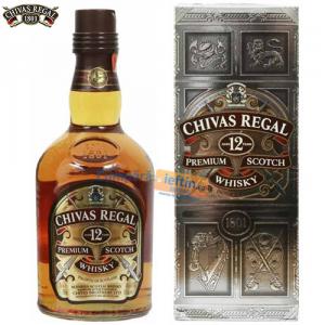 Whisky Chivas Regal 12 ani cutie metal 0.7 L