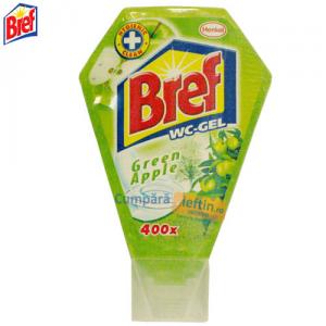 Odorizant WC gel Bref Green Apple 400 ml