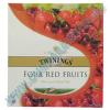 Ceai twinings negru cu 4 arome fructe rosii pliculete 100 buc x 2 gr