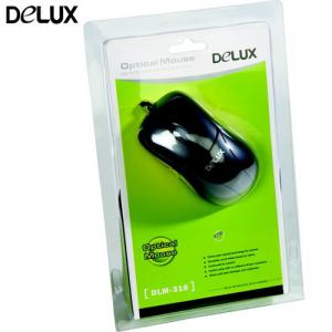 Mouse Delux Notebook DLM-318BT  Optic  PS2/USB