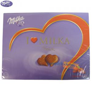 Praline de ciocolata cu crema de capsuni I Love Milka 120 gr