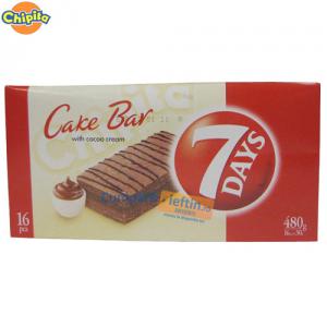 Prajitura glazurata cu cacao Chipita 7 Days 16 buc x 32 gr