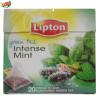 Ceai Lipton piramide Green Tea Intense Mint 20 buc x 1.6 gr