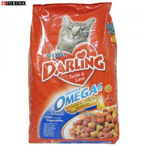 Hrana uscata pentru pisici Purina Darling peste si legume 2 kg