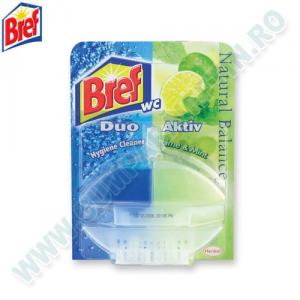 Odorizant WC Bref Duo Activ Lime&Mint 60 ml