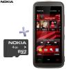 Telefon mobil Nokia 5530 XpressMusic Black-Red + card 4 GB