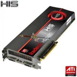 Placa video ATI HD5970 HIS H597F2GDG  PCI-E  2 GB  512bit
