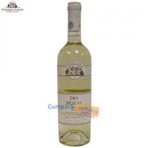 Vin sec Dry Muscat Domeniile Tohani 0.75 L
