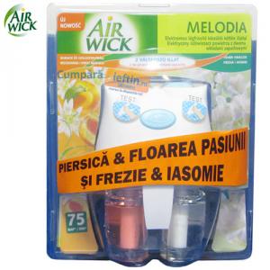 Aparat electric odorizant Air Wick Melodia Piersica + Iasomie