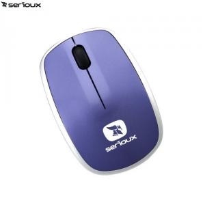 Mouse optic wireless Serioux Desire 455 USB Violet Blue
