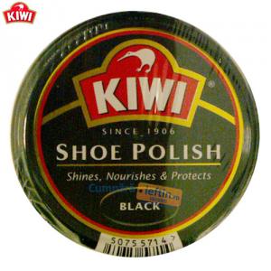 Crema solida pentru pantofi Kiwi Negru 50 ml