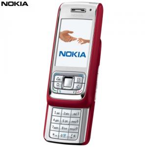 Telefon mobil Nokia E65 Red Silver