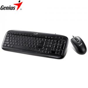 Kit tastatura si mouse Genius Slimstar C110  Black  PS2