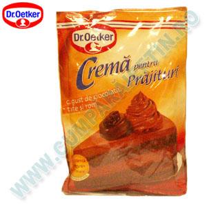 Crema pentru prajituri de ciocolata trufe si rom Dr Oetker 55 gr