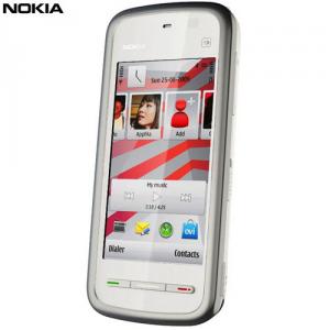 Telefon mobil Nokia 5230 White-Pink