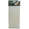 Coliere de plastic albe 150 x 3.5 mm strohm 100 buc