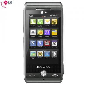 Telefon mobil LG GX500 Dual Black