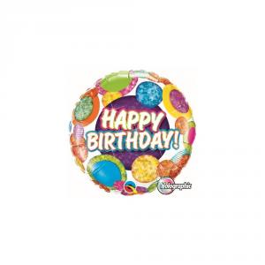 Balon folie cu efect 3D - Happy birthday