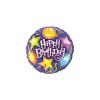 Balon Happy Birthday Qualatex 45cm Stars