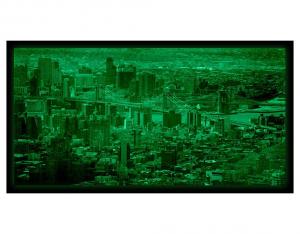 Tablou fosforescent Manhattan de sus