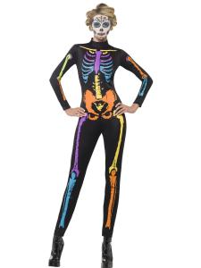 Costum schelet neon slim reactiv UV
