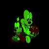 Sticker fosforescent mickey mouse pentru perete