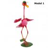 Figurina solara LED Flamingo Handmade