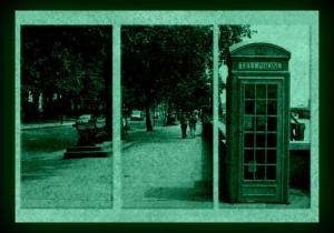 Set tablou fosforescent Cabina telefonica Londra