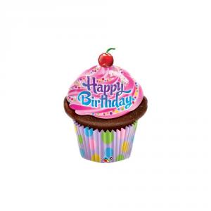 Balon figurina Briosa - Happy Birthday