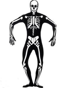 Costum schelet fosforescent XL