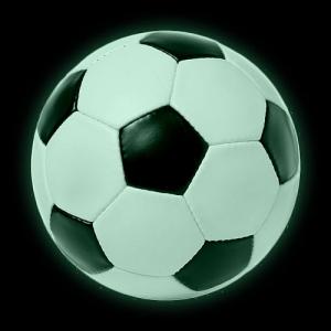 Tablou fosforescent rotund Minge de fotbal