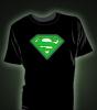 Tricou fosforescent Superman