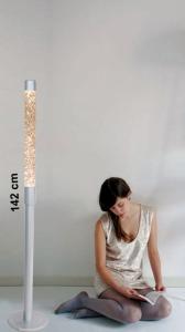 Lampa Tower Glitter cu sclipici 142 cm