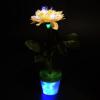Lampa decorativa trandafir cu fibre optice multicolore