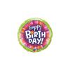 Balon din folie 45cm Happy Birthday - Flower