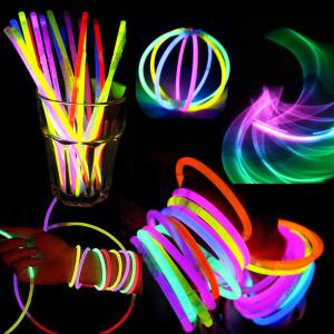Set 100 Betisoare bratari luminoase Glow Sticks colorate