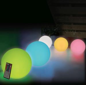 Glob cu LED-uri multicolore reincarcabil, 35 cm