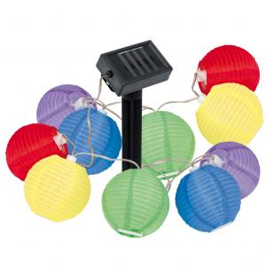 Lampa solara LED multicolora