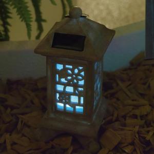 Lampa solara LED Felinar din rasina artificiala