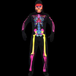Costum schelet Neon reactiv UV
