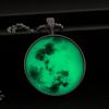 Colier cu pandantiv luminescent GreenMoon