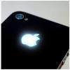 Carcasa luminata cu logo apple pentru iphone 4 si 4s